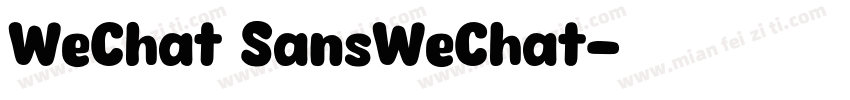WeChat SansWeChat字体转换